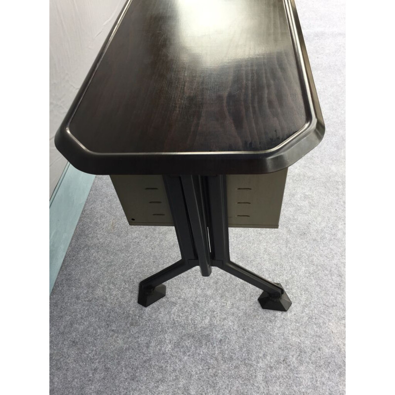 Vintage BBPR desk with adjustable feet by OLIVETTI 