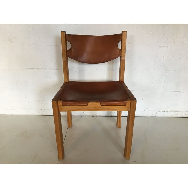 Paire de chaises vintage par la Maison Regain, 1960