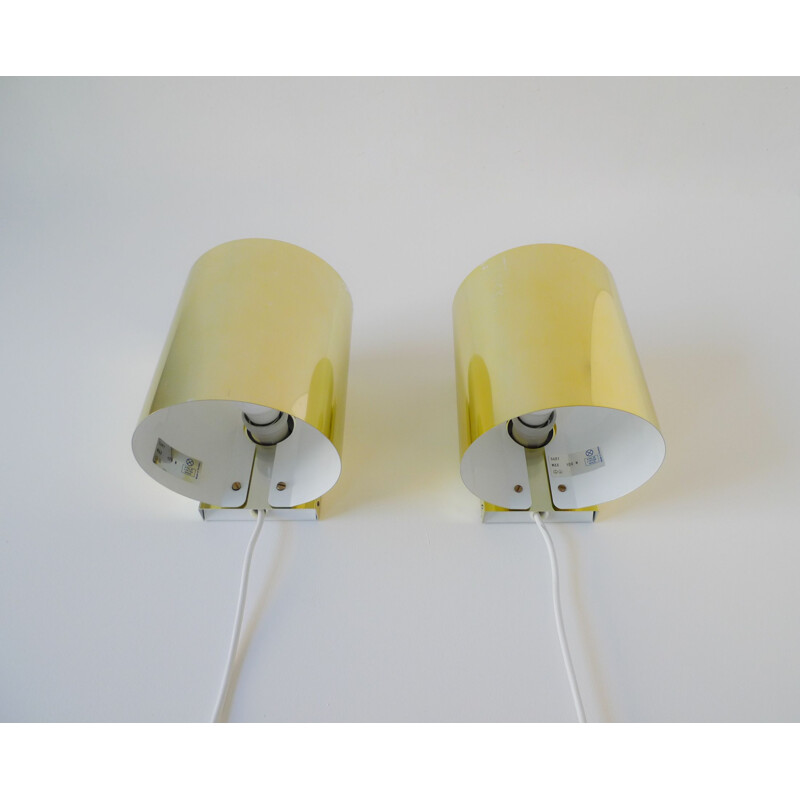 Pair of vintage "model 5607" wall lights by Ateljé Lyktan, 1970s