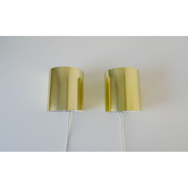 Pair of vintage "model 5607" wall lights by Ateljé Lyktan, 1970s