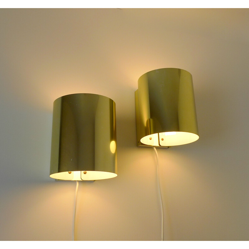 Pair of vintage "model 5607" wall lights by Ateljé Lyktan, 1970s