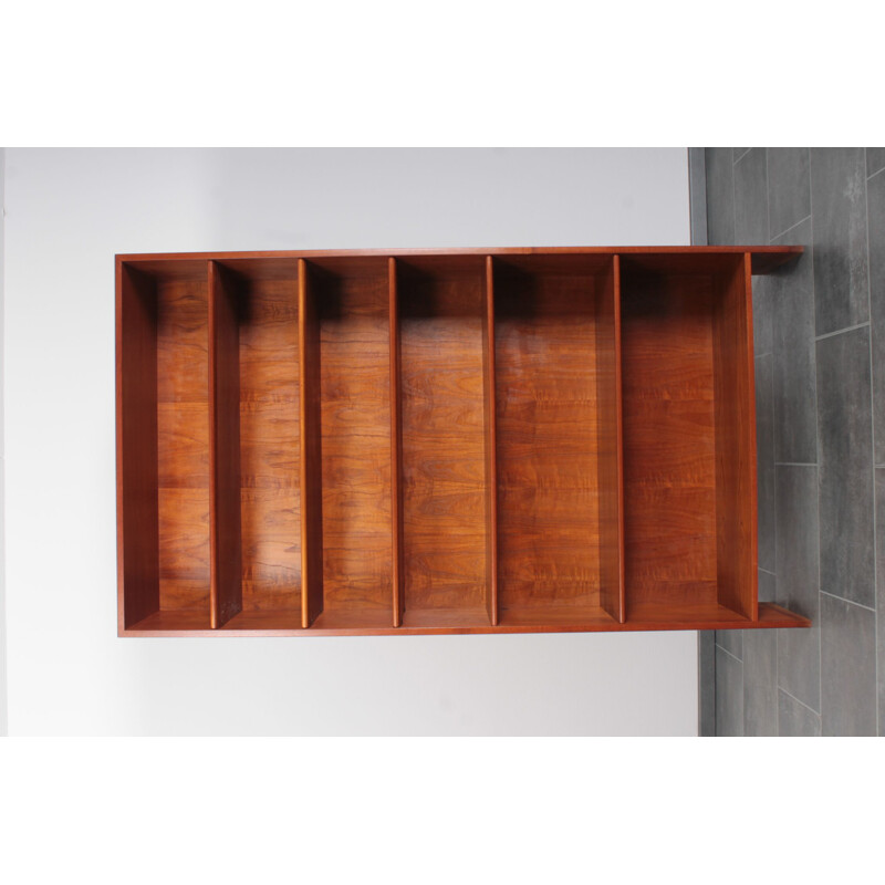 Vintage teak bookcase by Hans J. Wegner from RY Mobler