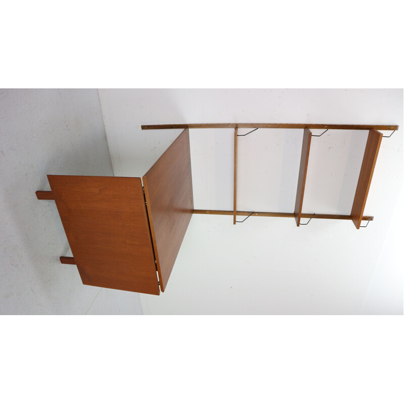 Vintage Teak Wall Unit by Poul Cadovius for Cado, 1960s