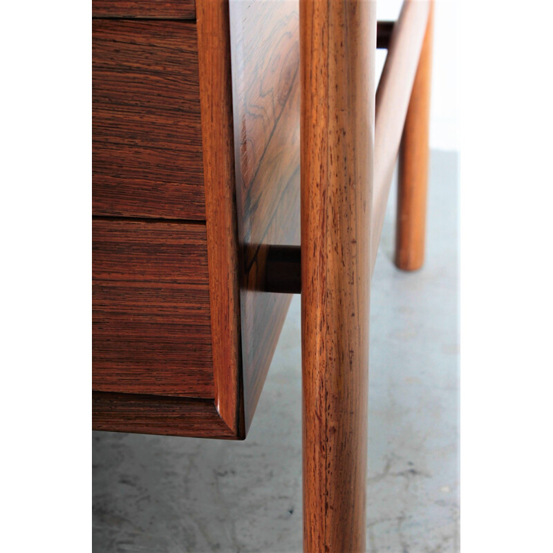 Vintage desk in rosewood by Arne Vodder from Sibast