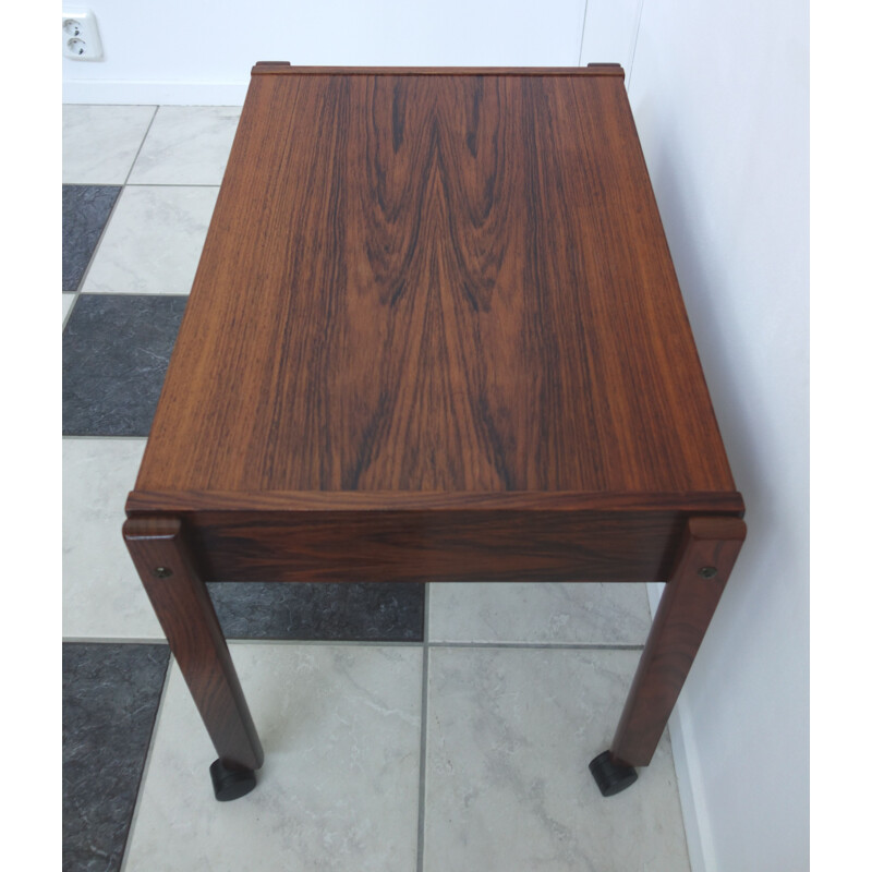 Vintage rosewood sewing table, Denmark, 1960s