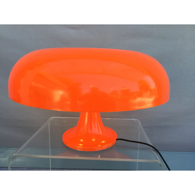 Vintage orange Lampe "Nesso" von Artemide