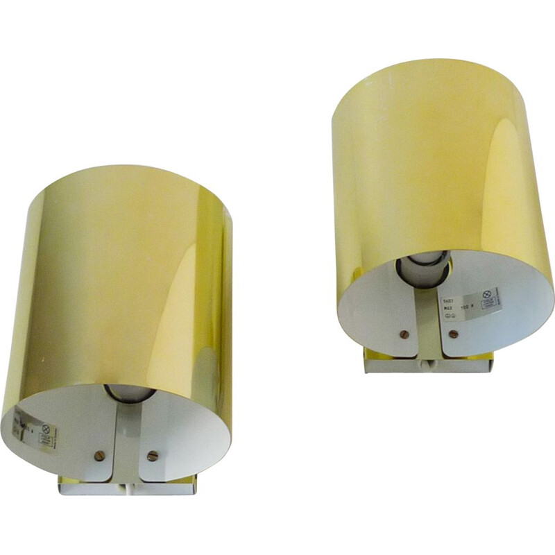 Pair of vintage "model 5607" wall lights by Ateljé Lyktan, 1970s