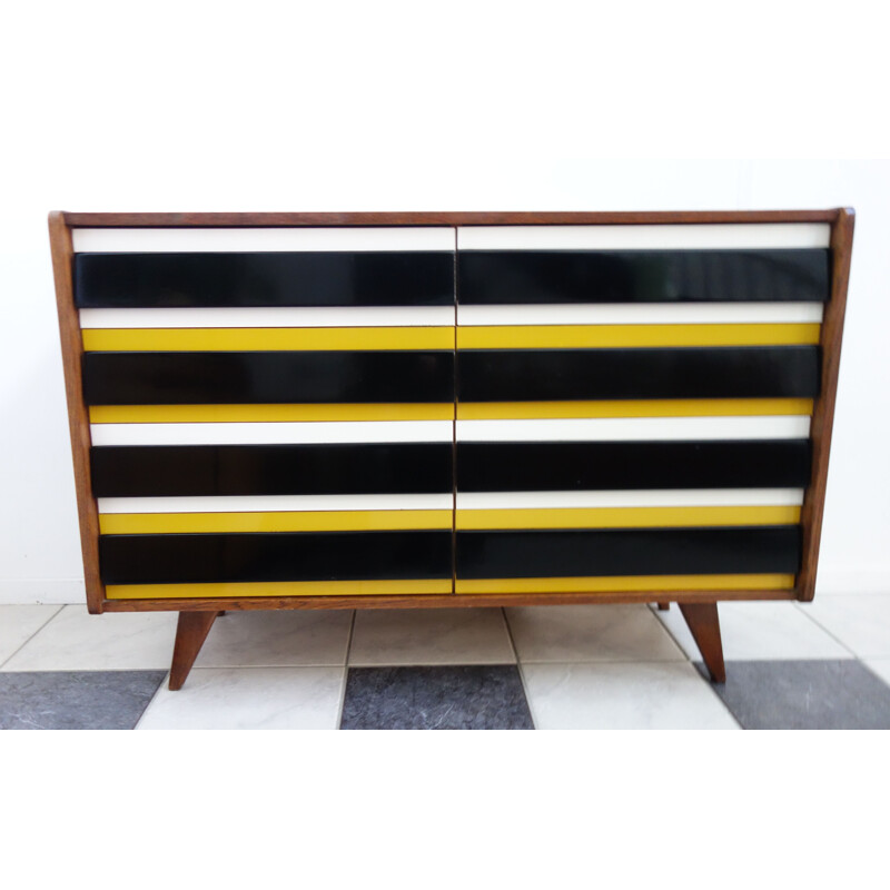 Vintage U453 sideboard by J. Jiroutek for Interier Praha, 1960s