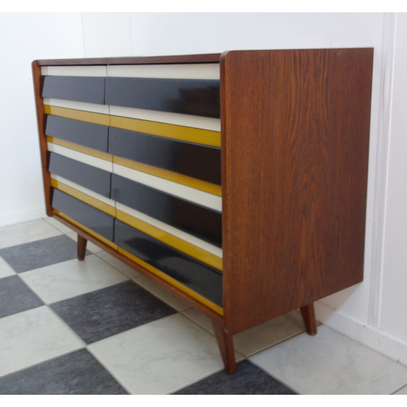 Vintage U453 sideboard by J. Jiroutek for Interier Praha, 1960s