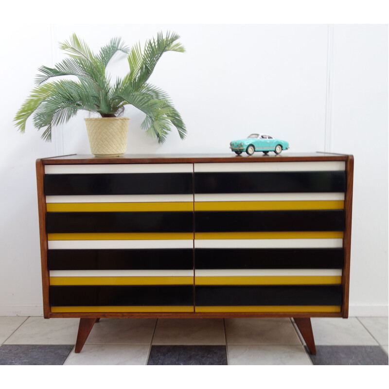 Vintage U453 sideboard by J. Jiroutek for Interier Praha, 1960s