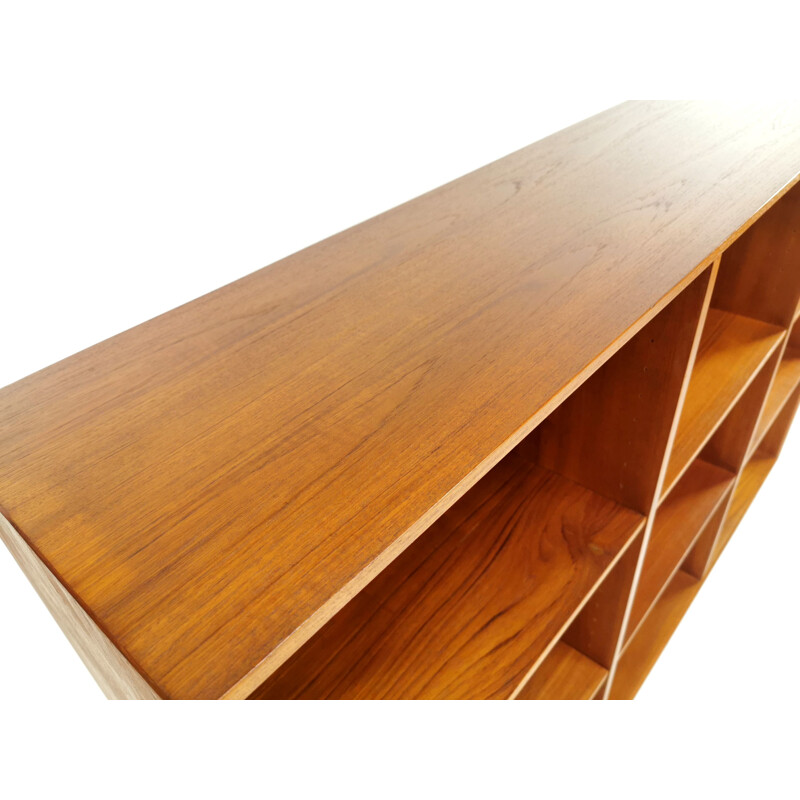 Vintage Teak Bookcase, Denmark, 1960-70s