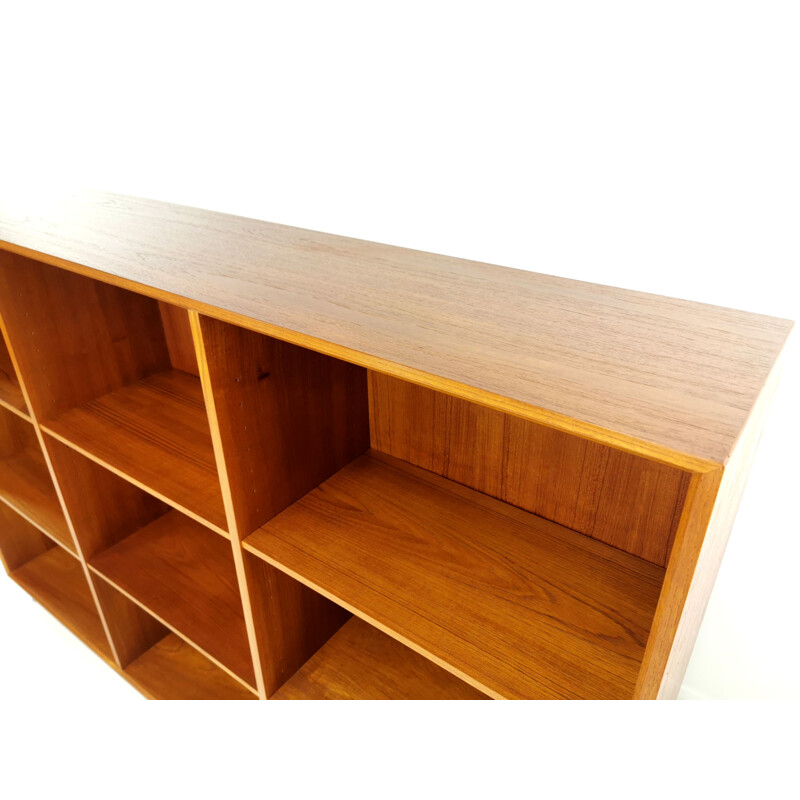 Vintage Teak Bookcase, Denmark, 1960-70s