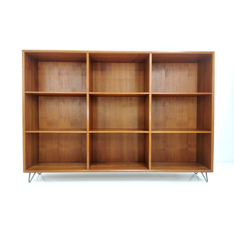 Vintage Teak Bookcase, Denmark, 1960-70s