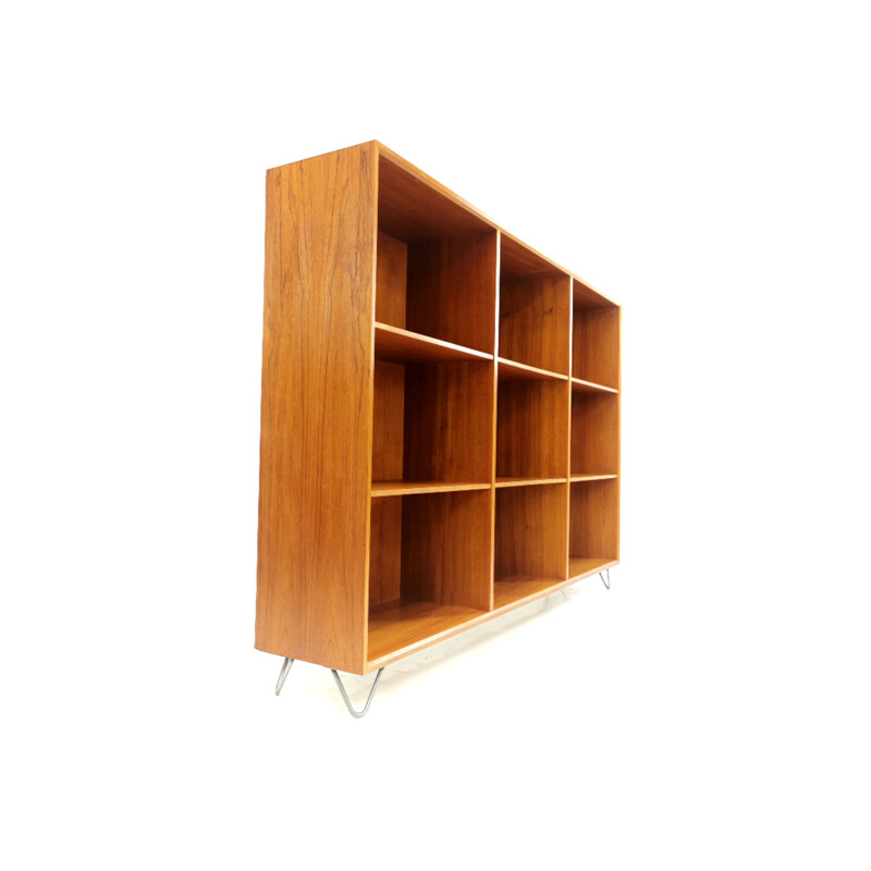 Vintage Teak Bookcase, Denmark, 1960-70s