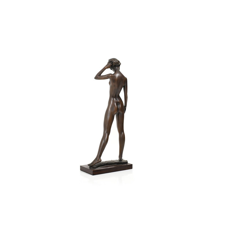 Vintage Nude bronze Sculpture by Erwin A. Scinzel