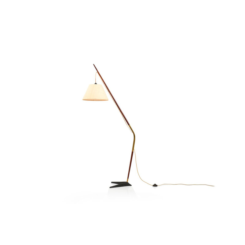 Vintage floor lamp by Sven Aage Holm Sørensen, 1950s