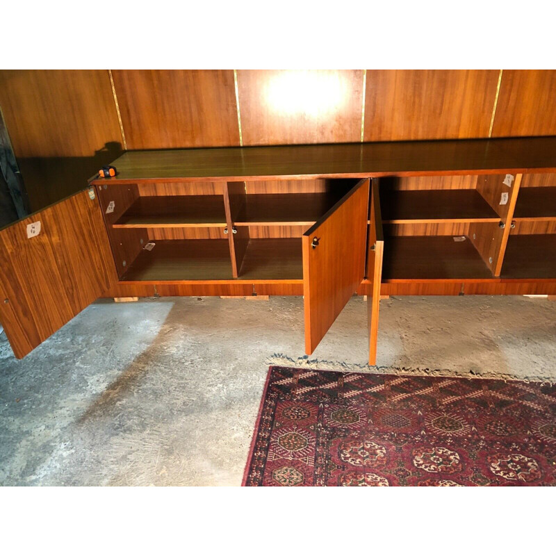 Vintage modular bookcase by Louis Paolozzi, 1950s