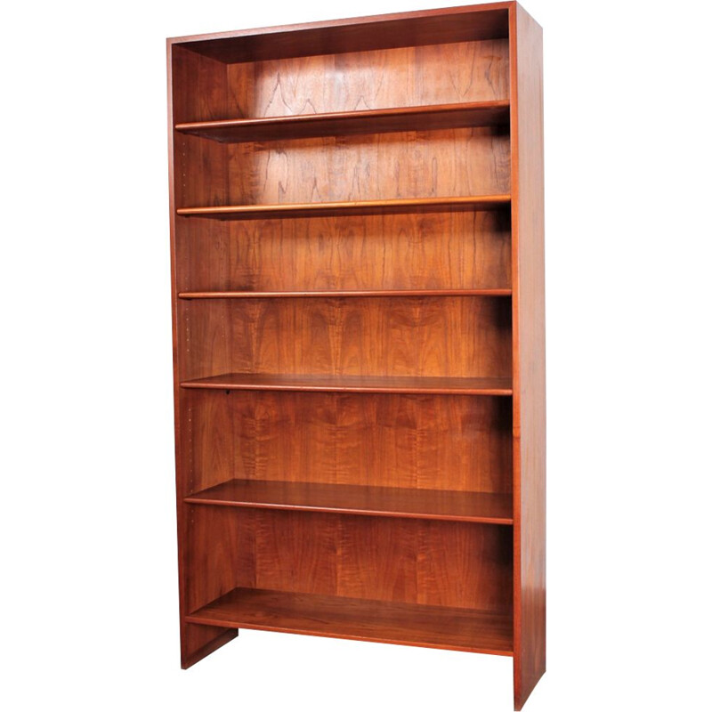 Vintage teak bookcase by Hans J. Wegner from RY Mobler