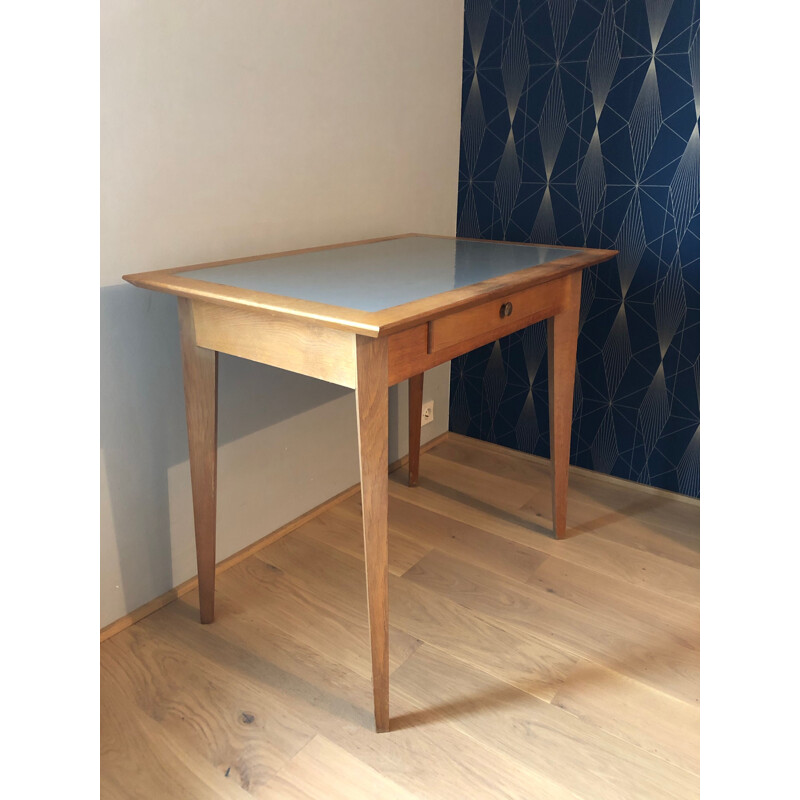 Vintage oak desk, 1950s