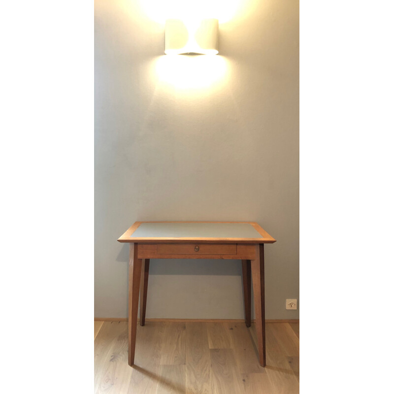 Vintage oak desk, 1950s