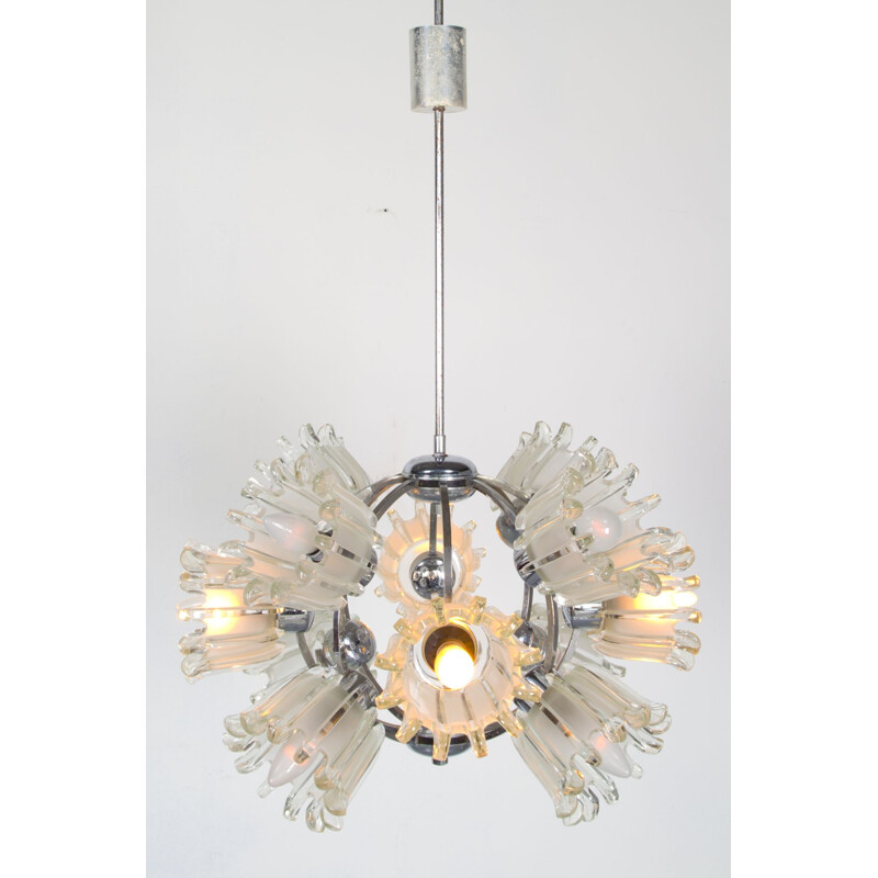 Lustre brutaliste vintage, Autriche