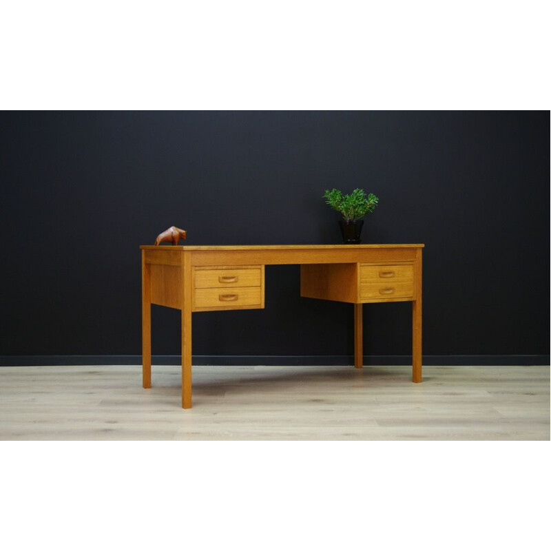 Vintage writing desk in ash - 1960