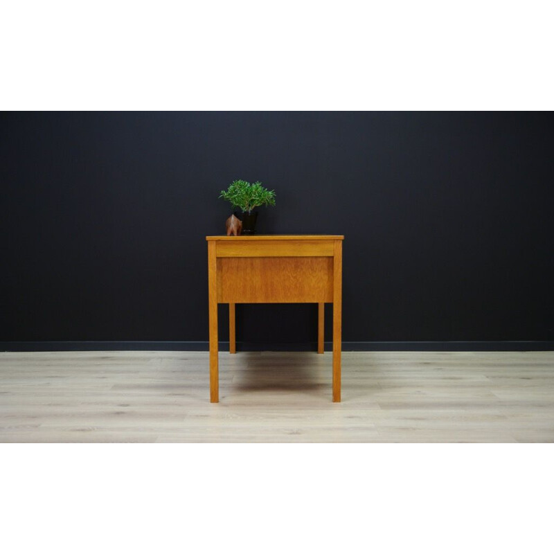 Vintage writing desk in ash - 1960