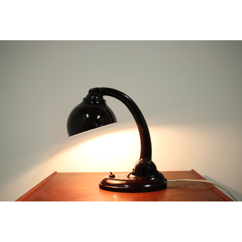 Vintage Bakelite Table Lamp by Eric Kirkman Cole, 1930