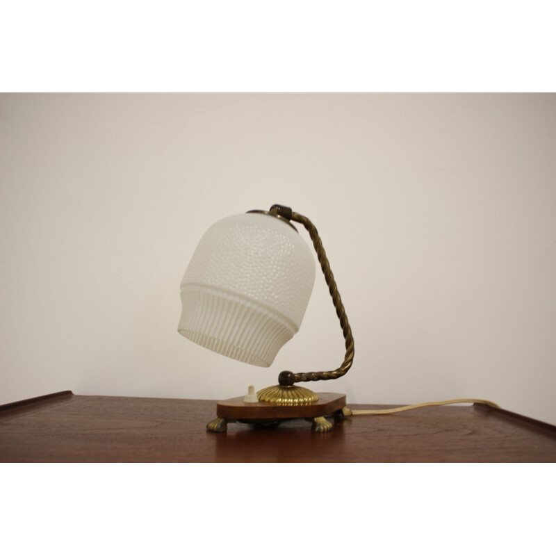 Vintage Art Deco small table lamp, 1930