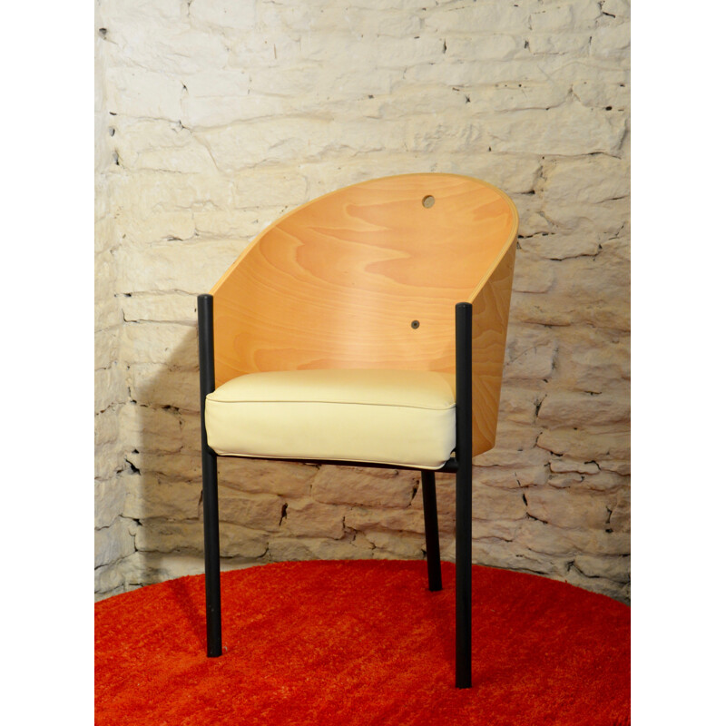 "Costes" chair in leather, Philippe STARCK - 1990s