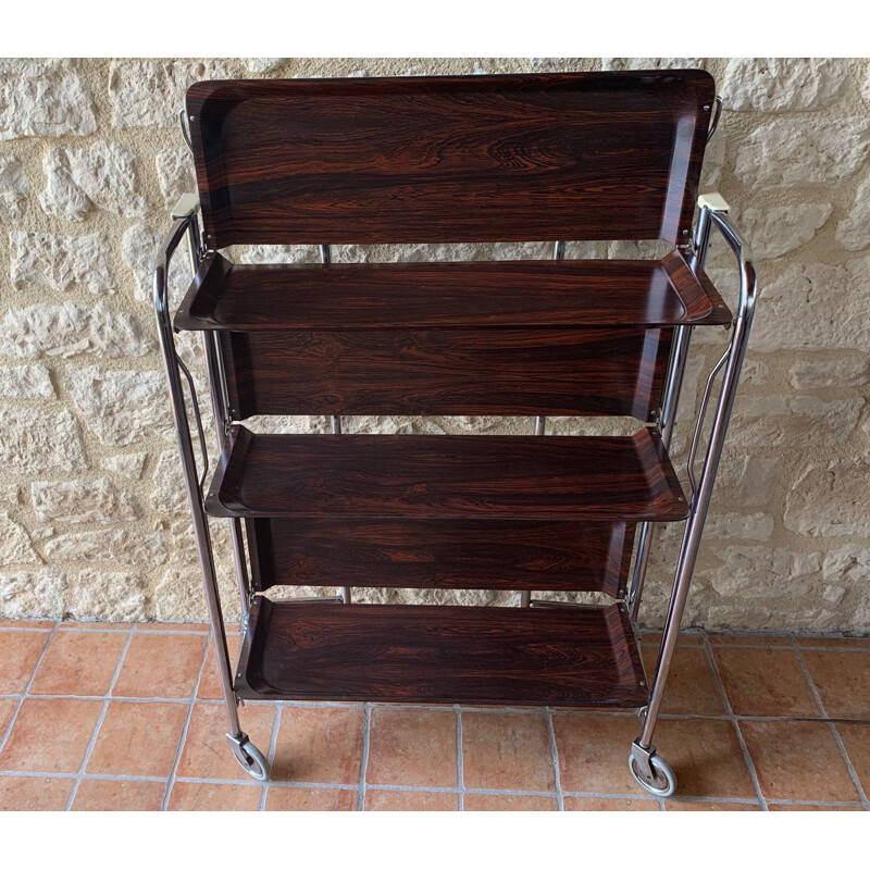 Vintage 3 tier bar cart from France 1970