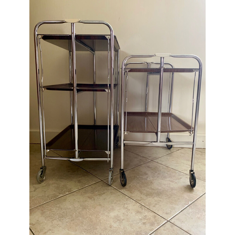 Vintage 3 tier bar cart from France 1970