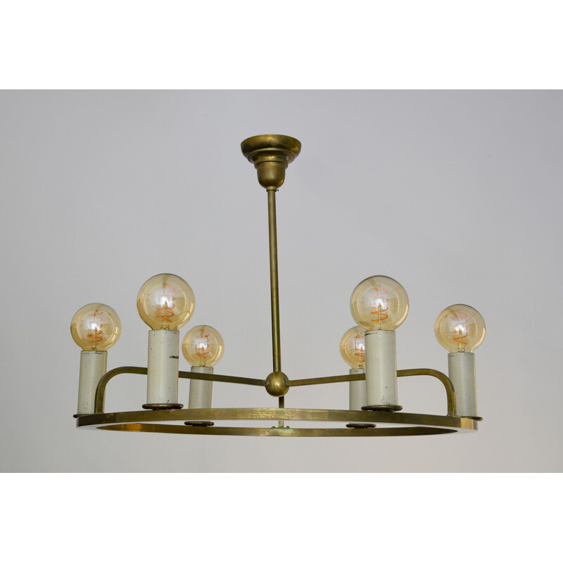 Lustre vintage Art Déco Bauhaus, Alemania 1930