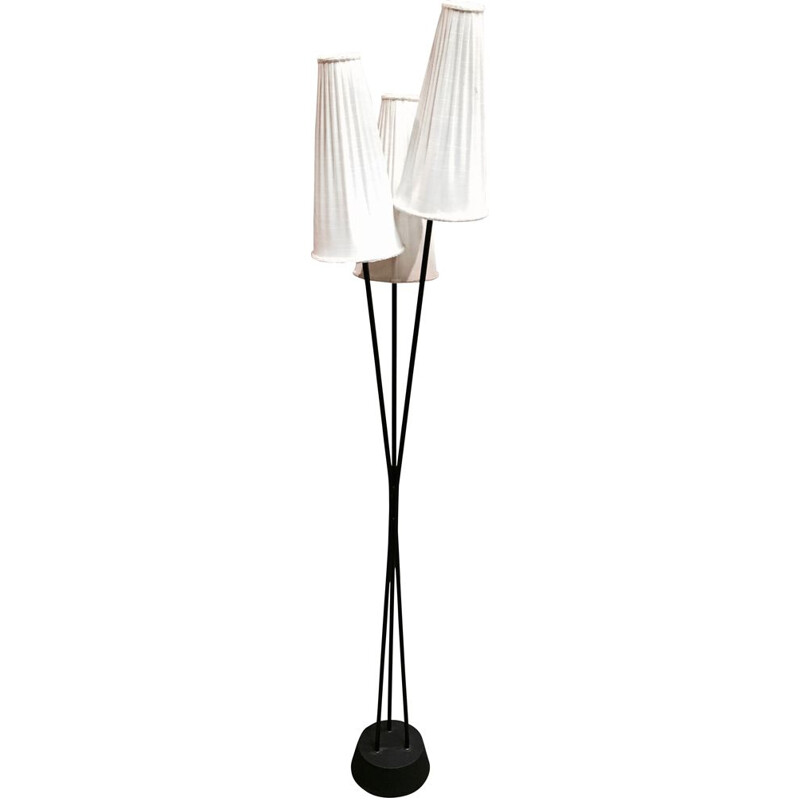 Vintage metal floor lamp, 1950s