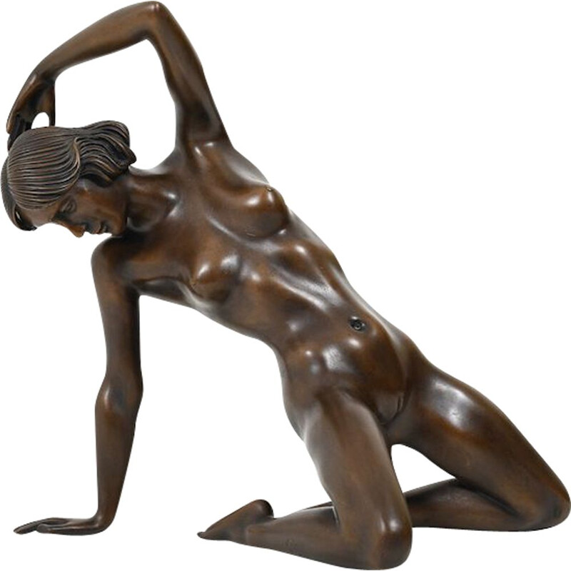 Sculpture vintage en bronze d'Arno Breker