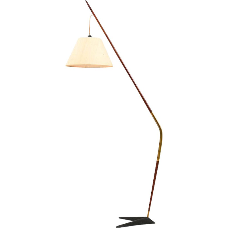 Vintage floor lamp by Sven Aage Holm Sørensen, 1950s