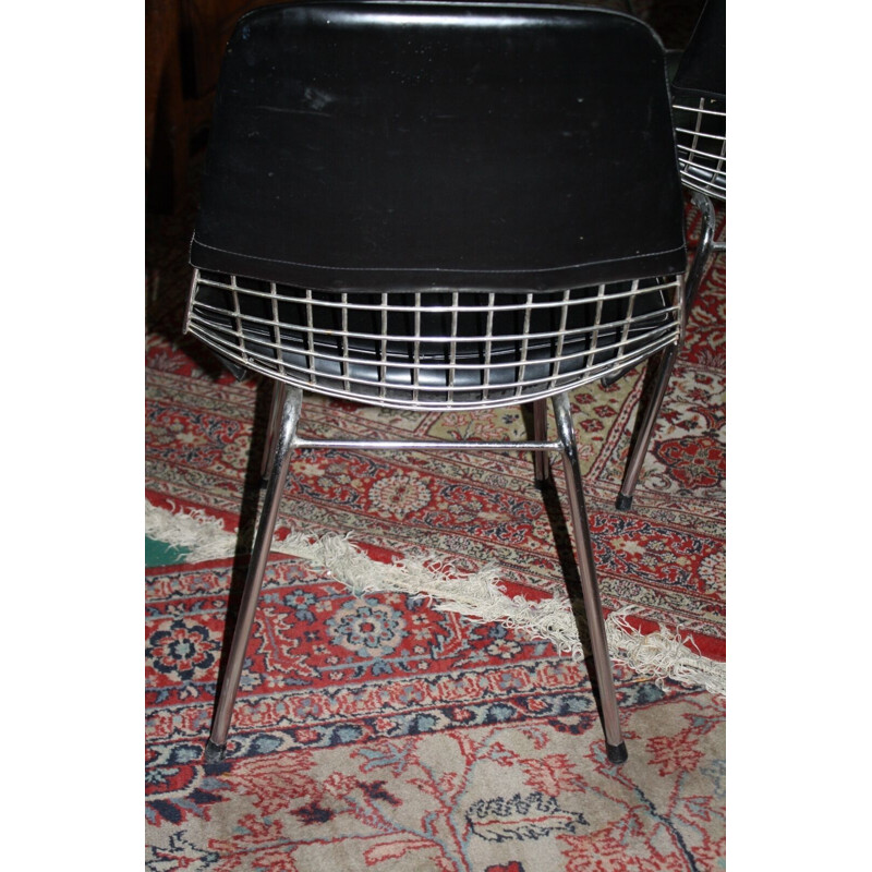 Ensemble de 6 chaises vintage dans le goût de C.Eames 1970