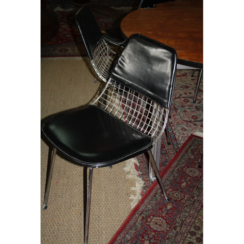 Set of 6 vintage chairs in the taste of C.Eames 1970