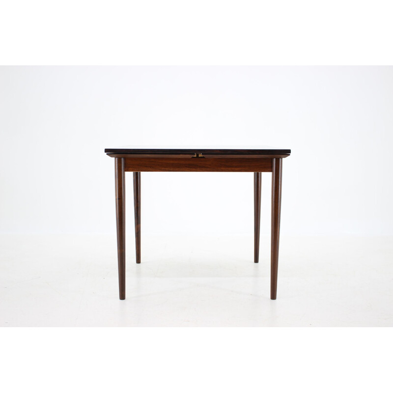 Vintage extendable teak table in palisander 1960s 