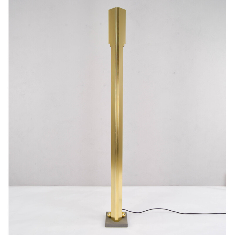 Vintage brass floor lamp by Kazuhide Takahama for Sirrah