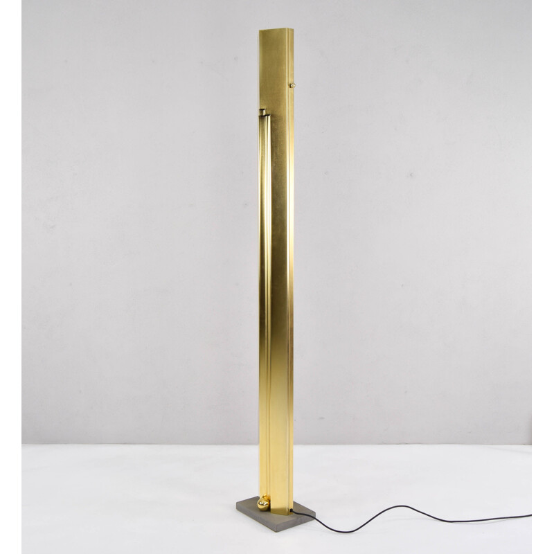 Vintage brass floor lamp by Kazuhide Takahama for Sirrah