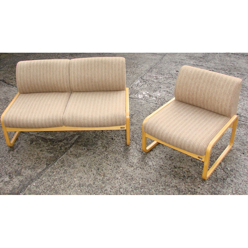 Vintage sofa and armchair by Wilkhan , 1970s