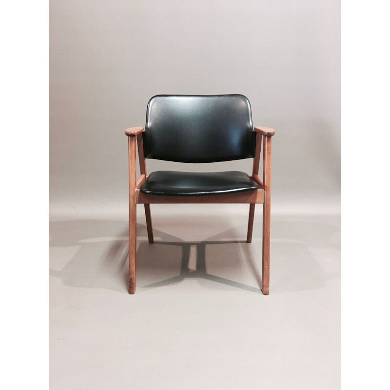 Vintage armchair, Scandinavian design by Erik Buck 1950