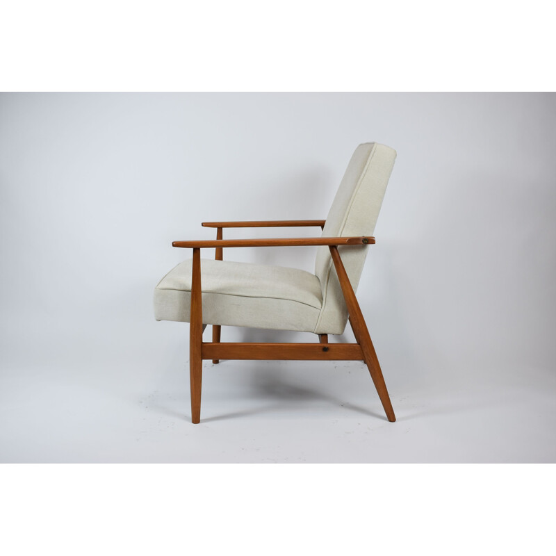 Vintage fauteuil type 300-190 van H. Lis voor Bystrzyckie Meubelfabrieken, 1970