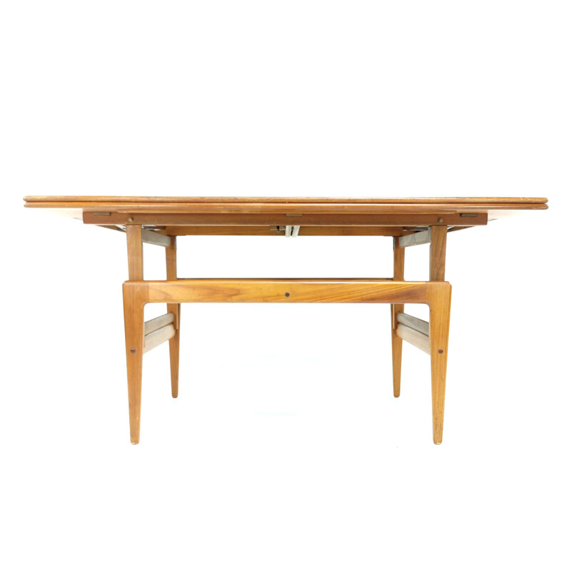 Vintage Danish teak metamorphic coffee & dining table by Kai Kristiansen