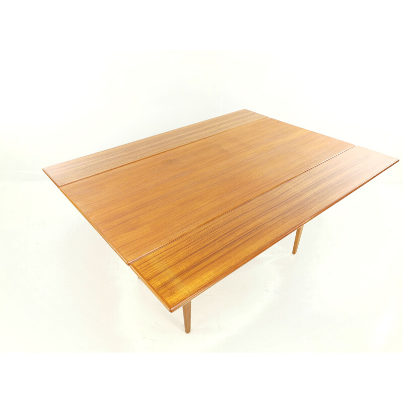 Vintage Danish teak metamorphic coffee & dining table by Kai Kristiansen