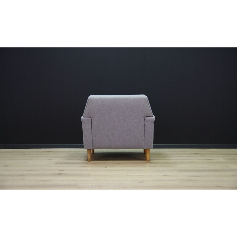 Vintage grey danish armchair, 1960-1970