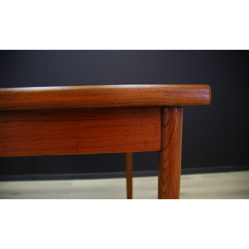 Vintage dining table in teak, Denmark, 1960-70s