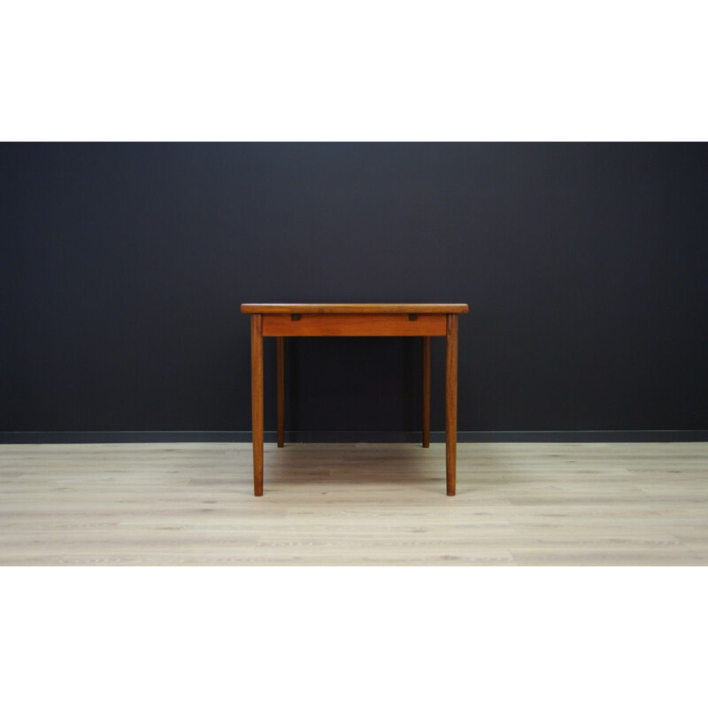 Vintage dining table in teak, Denmark, 1960-70s