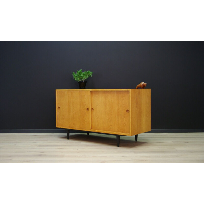 Vintage sideboard in ash by B. Mogensen, 1960-70s